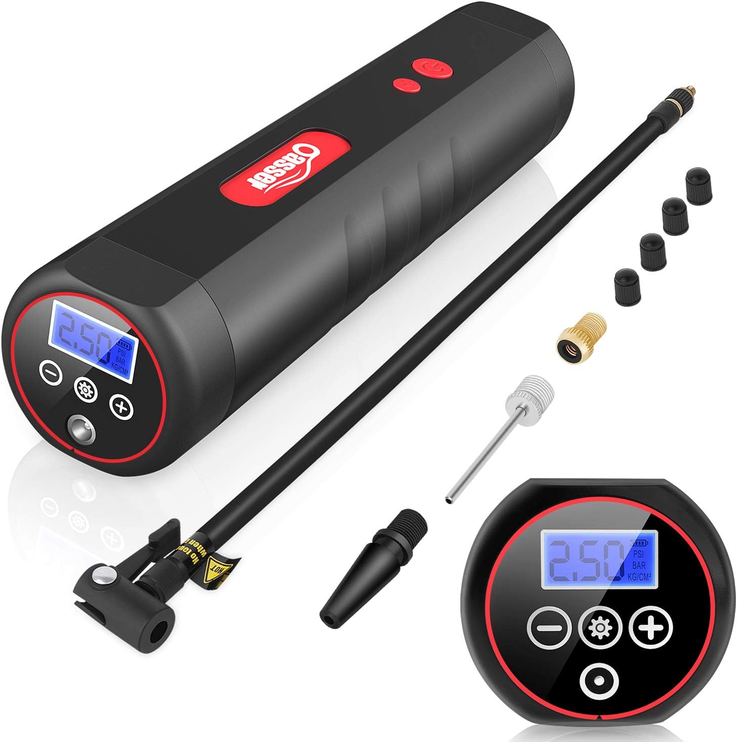 Compressore Aria Portatile Bimar - Ricaricabile, Per Auto, Moto E Bici, Con Display LCD - Foto 4