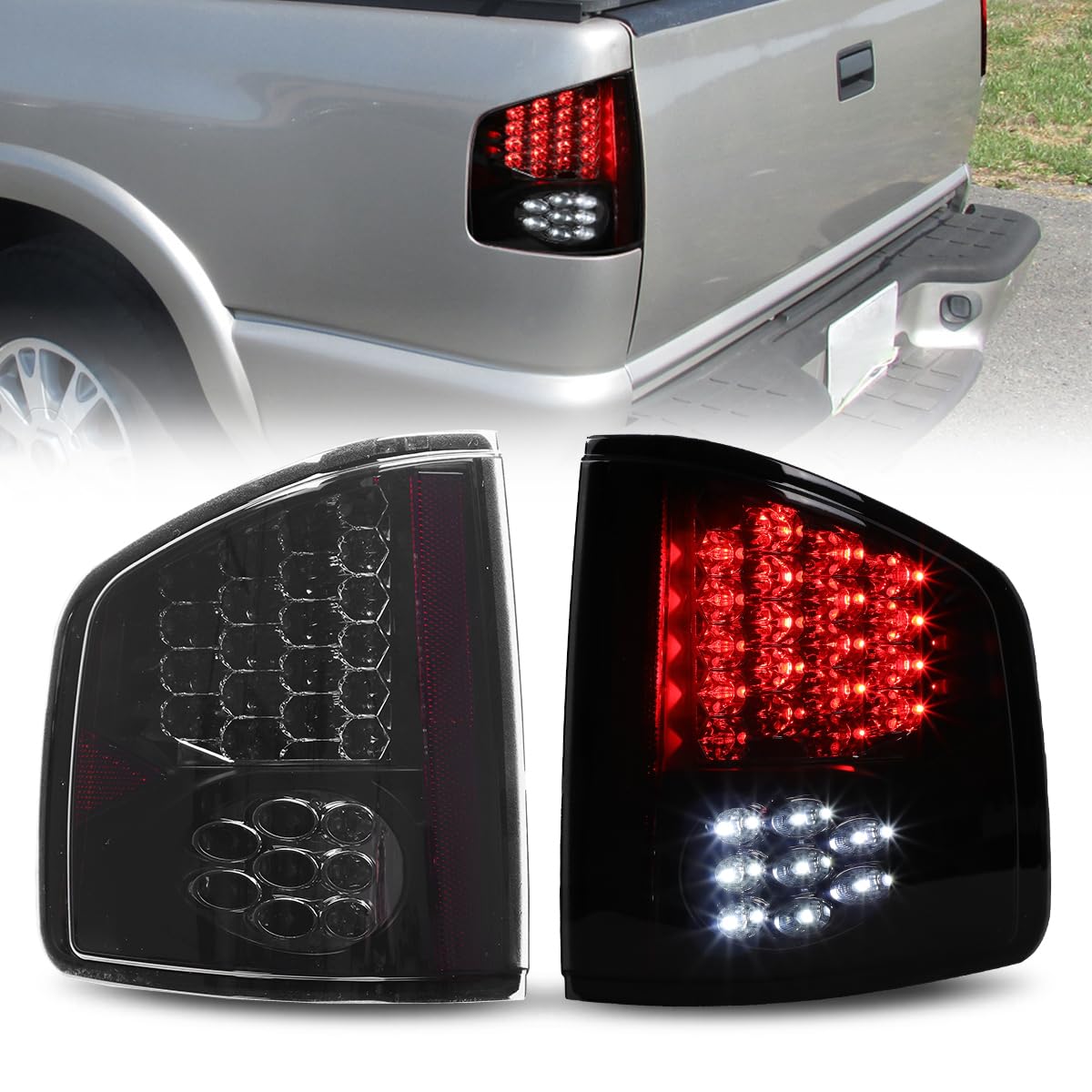 Amazon.com: Nixon Offroad LED Tail Lights Assembly for 1994-2004