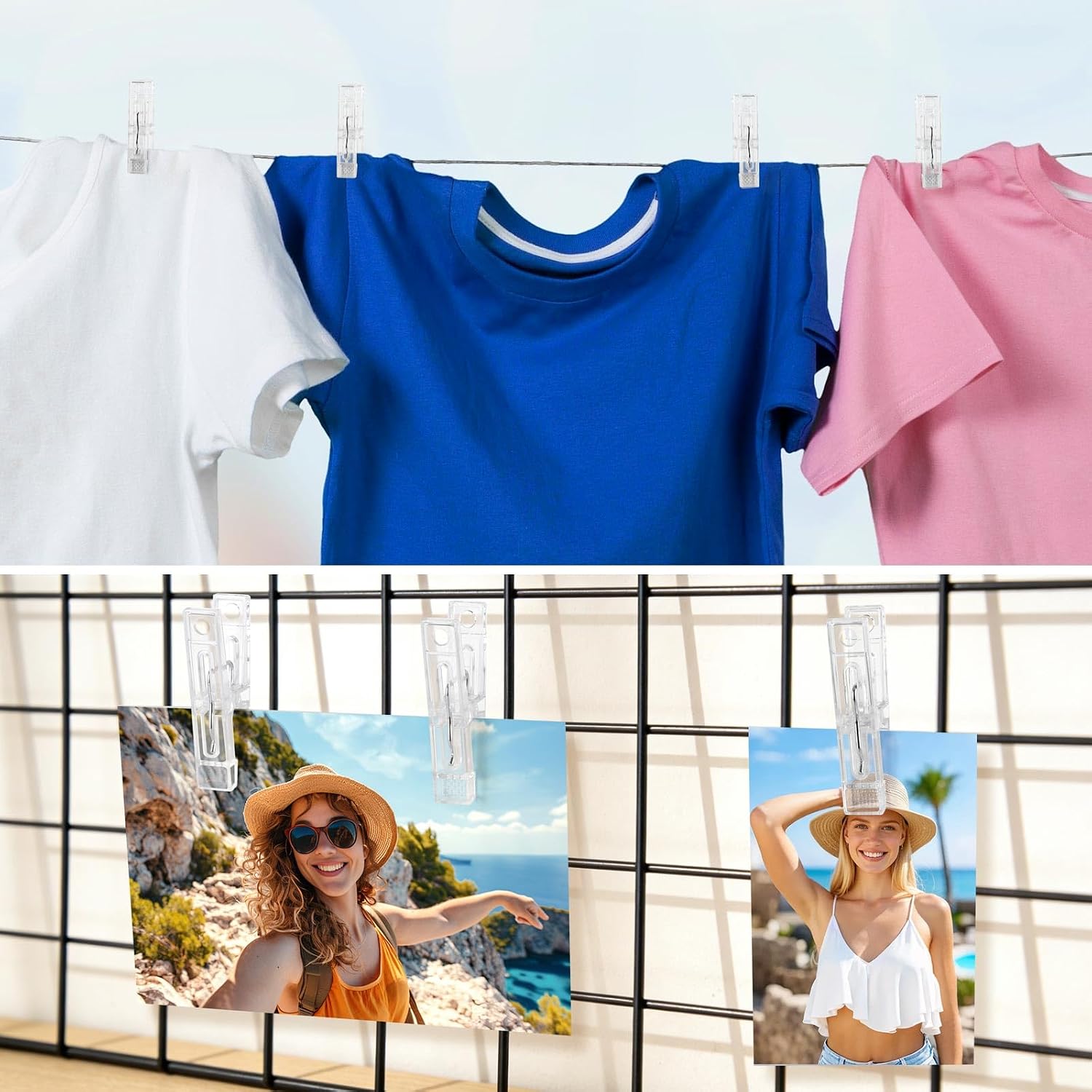 Beach Towel Clips 40 Pcs Plastic Beach Chair Clips for Towels Clothespins for Hanging Clothes