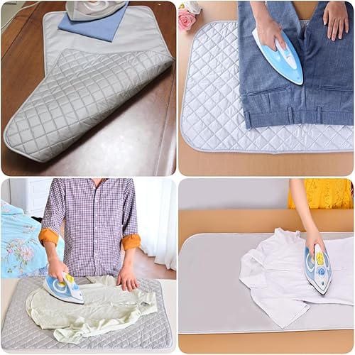 Miniatura 6 de Tapete de planchar, manta de repuesto para tabla de planchar, funda alternativa para tabla de planchar, almohadilla de planchado portátil de viaje,
