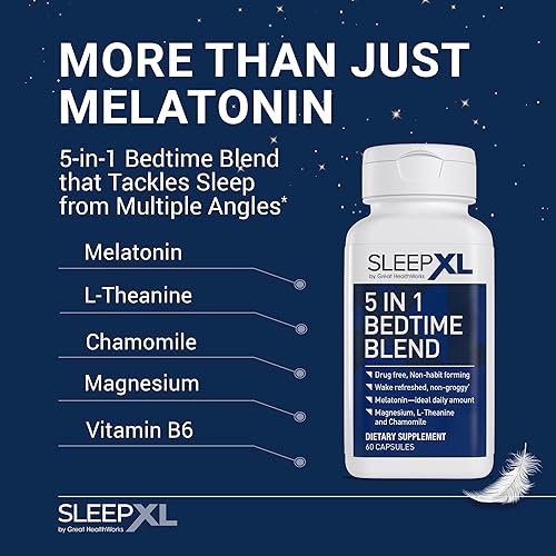 Miniatura 3 de OmegaXL Suplemento para aliviar las articulaciones, apoyo muscular natural, 60 cápsulas blandas (paquete de 2) y melatonina de liberación inmediata