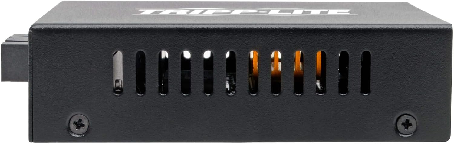 TRIPP LITE Network Copper RJ45 Ethernet to Fiber SC Duplex Singlemode Cable Extender Converter, 1310nm Wavelength, Gigabit Network, Extend 12.4 Miles / 20 Km, 2-Year Warranty (N785-INT-SC-SM)