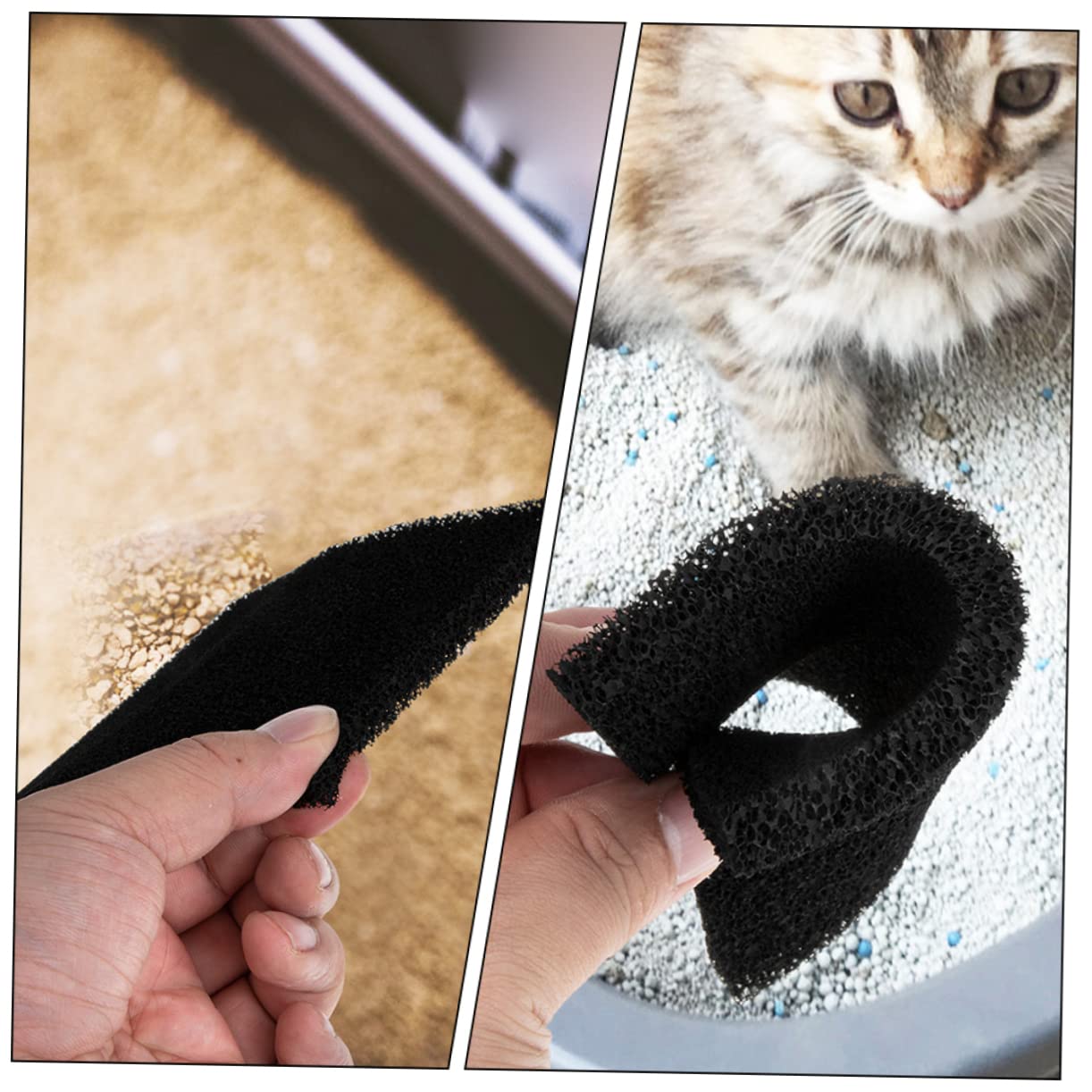 20stücke Katzentoilette Geruchsmatte Mit Aktivkohlefilter Austauschbare Haustierkäfigunterlagen Multifunktions-geruchsmatte Für Katzentoilette Und Hundetoilette Unangenehme
