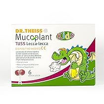 Dr. Thiess Mucoplant Kids Tuss – 6 Lecca Lecca Allevia Tosse Bambini 60 g – Chupa Chupa per Sollievo Mal di Gola e Tosse Secca (Estratto di Lichene Islandico, Altea e Timo) Alternativa allo Sciroppo