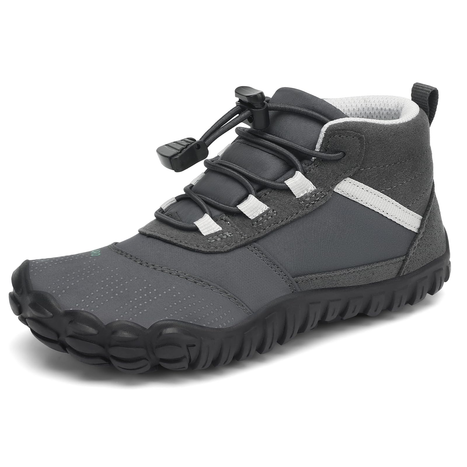 SAGUARO Kinder Barfußschuhe Leicht Weich Trekking-Wanderschuhe Atmungsaktiv rutschfest Outdoor Fitnessschuhe, Gr.24-36