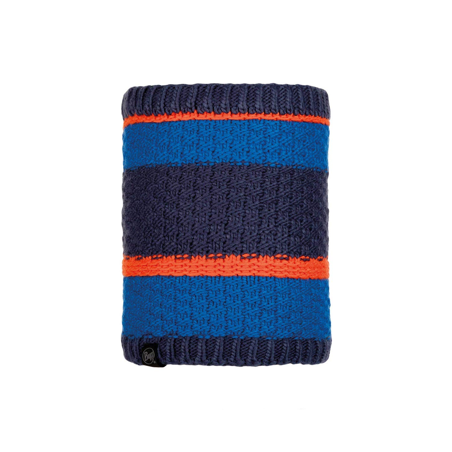 Buff Men Fizz Knitted and Polar Fleece Neck Warmer - Blue Skydiver, Adult