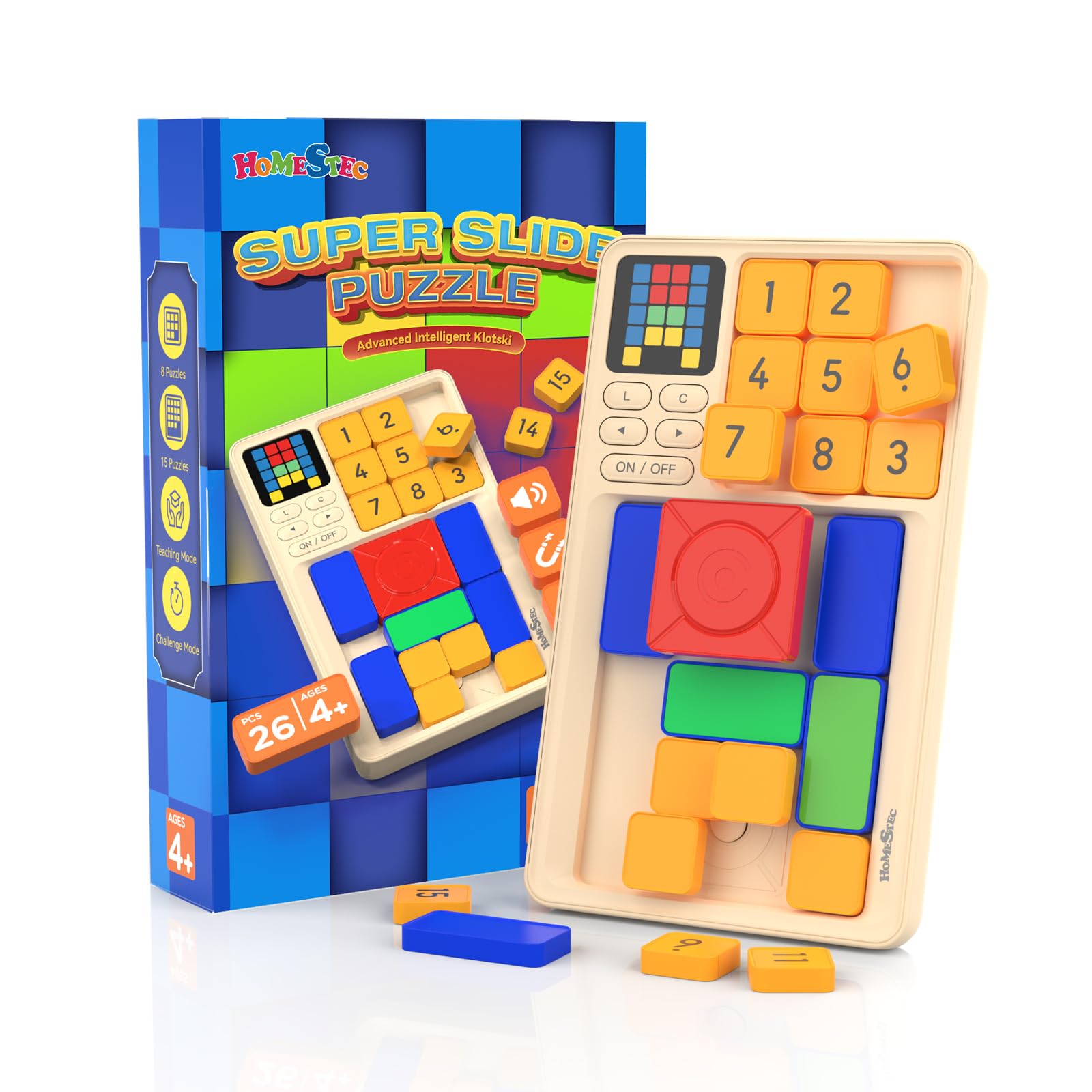 Amazon.co.jp: HOMESTEC スーパースライド パズル ゲーム 520レベル