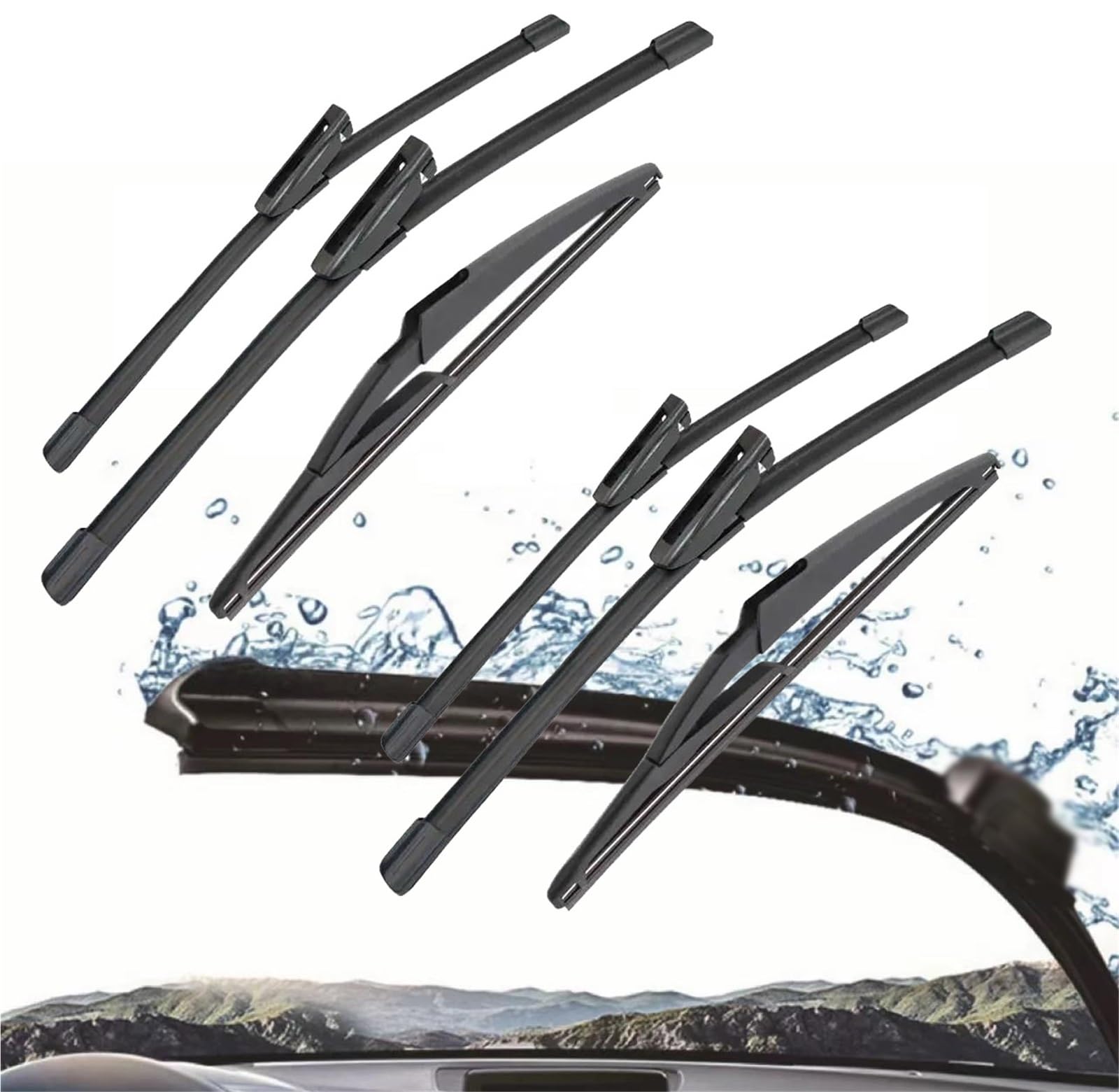 Balais D'essuie-Glace Avant Arrière Citroen C3 Picasso 2011 2012 2013 2014