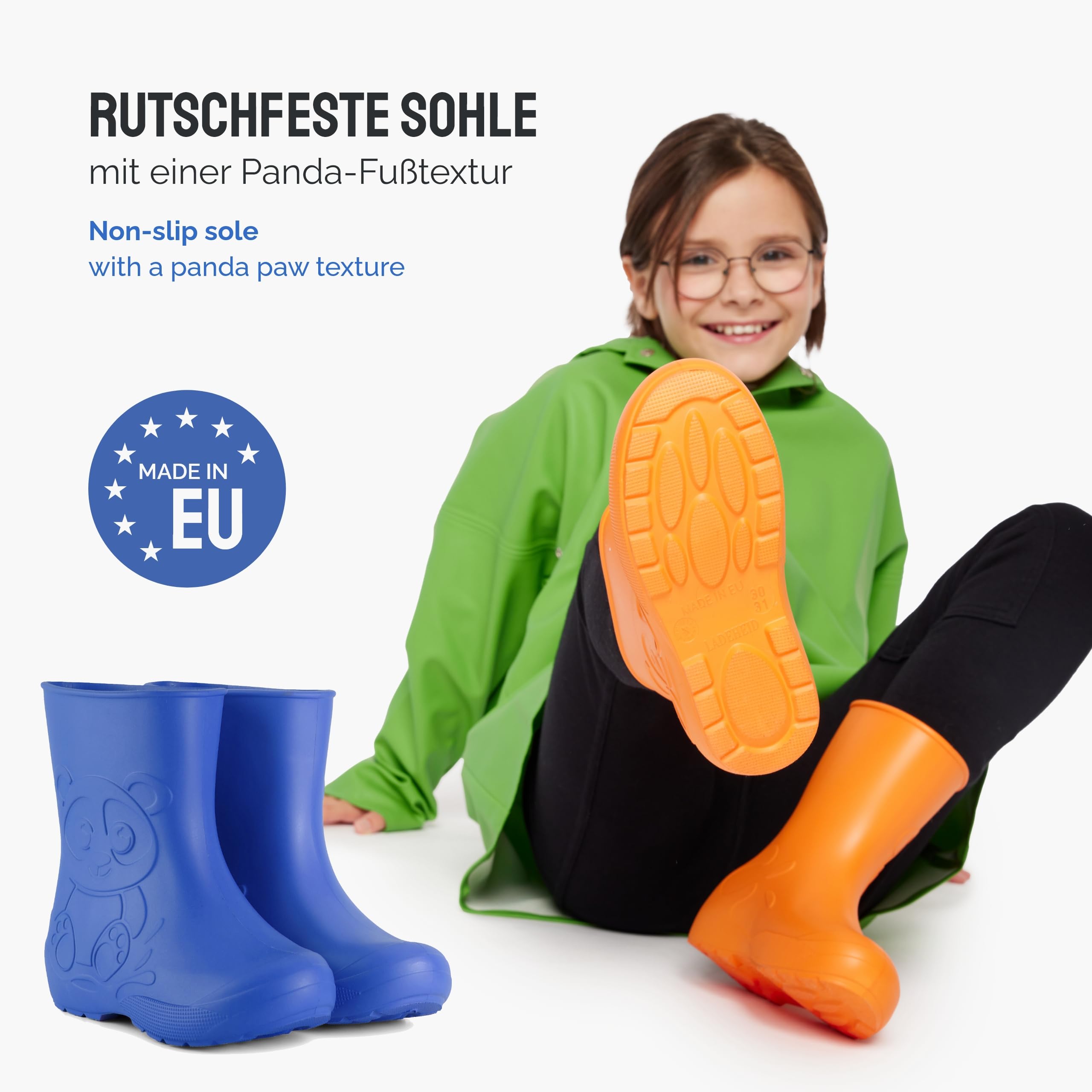 Ladeheid EVA Dziecięce Buty Gumowe PrzeciwDeszczowe LA-CA-10