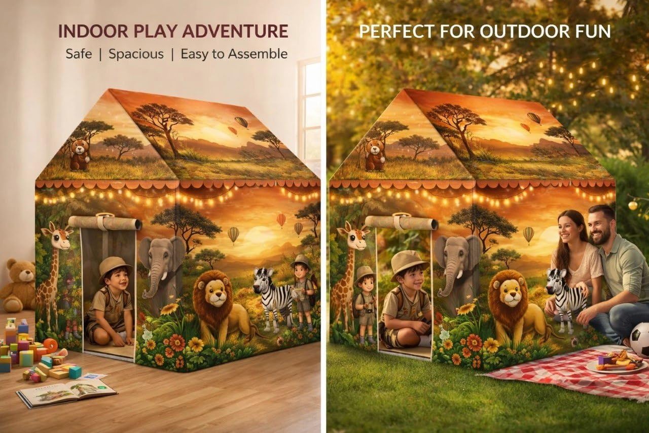 Candy Play Tent House for Kids - Foldable & Fun! -3 Candy Play Tent House for Kids - Foldable & Fun! -3