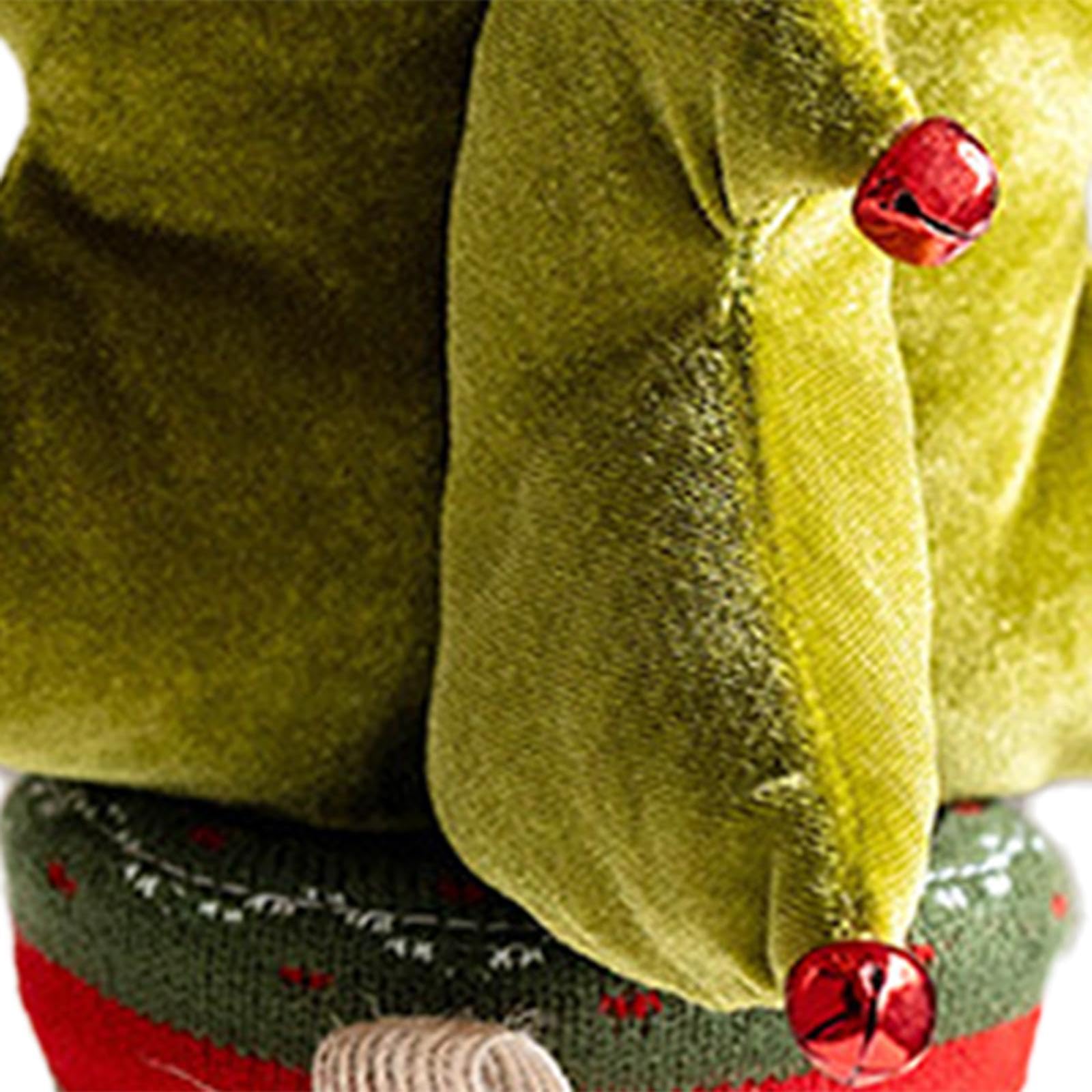 Decoración de de Navidad de Mesa, Adorno de Peluche, de Navidad de Mesa para Celebraciones de Cumpleaños, Estante de Boda, Chimenea, Verde