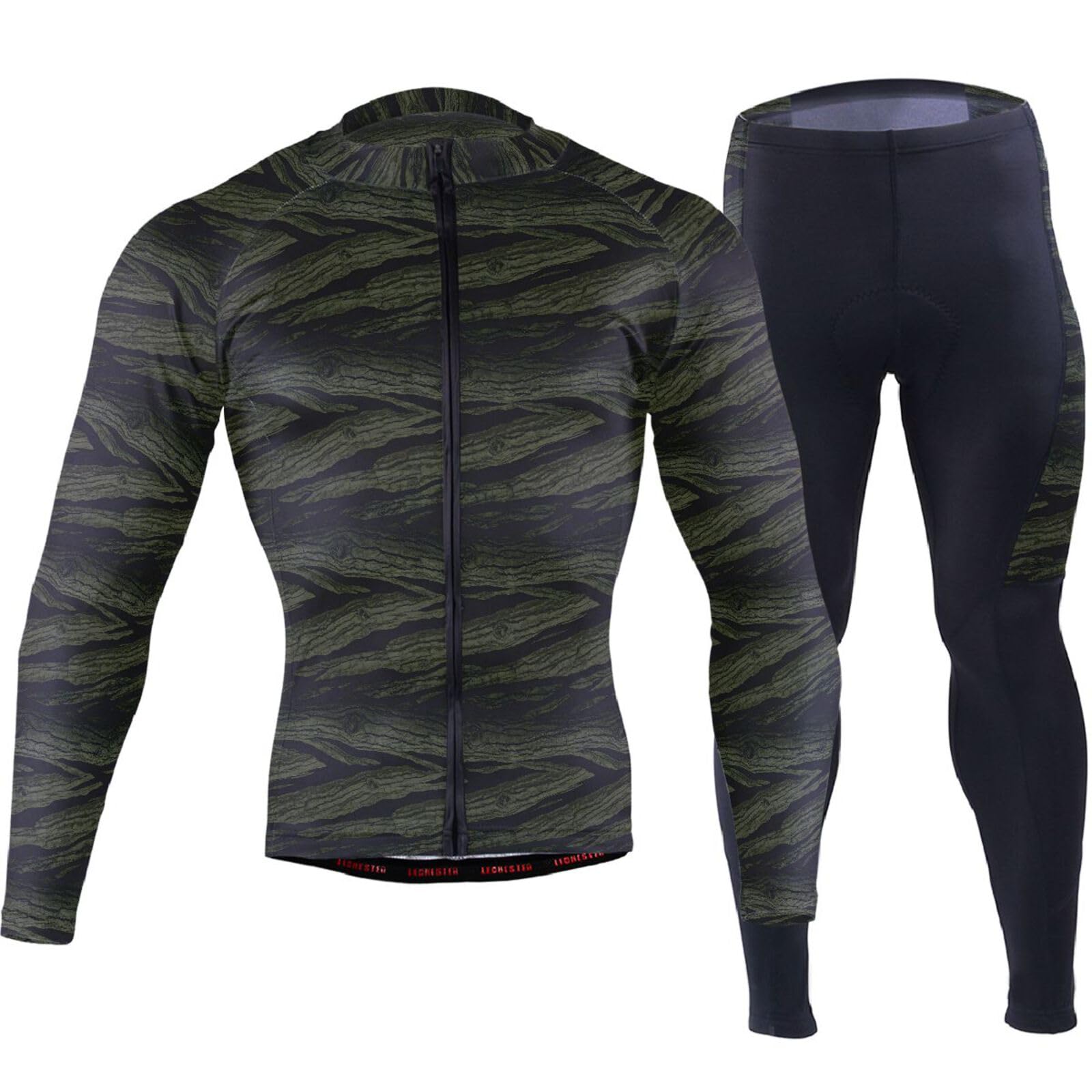 Radtrikot mit Taschen, atmungsaktiv, Ärmel, 3D-gepolstert