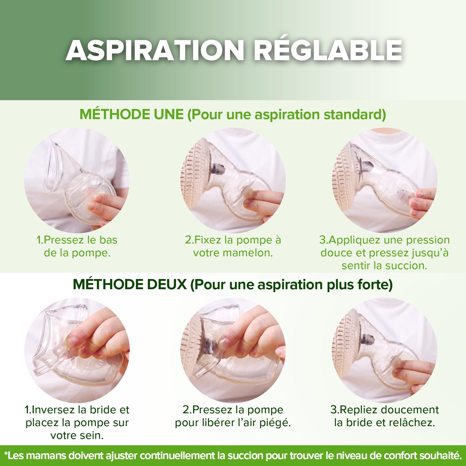 haakaa 100 ML Tire-Lait Manuel, Transparent Tire-Lait en Silicone, Recueil Lait, Sain et Inoffensif, Sauvez Chaque Goutte de Lait Maternel