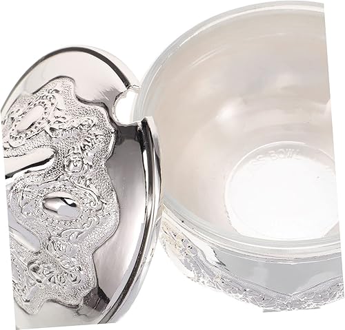 Miniatura 7 de DOITOOL Tarros de condimento de plata de gama alta Almacenamiento de curry de azúcar sal con cuchara para cocina