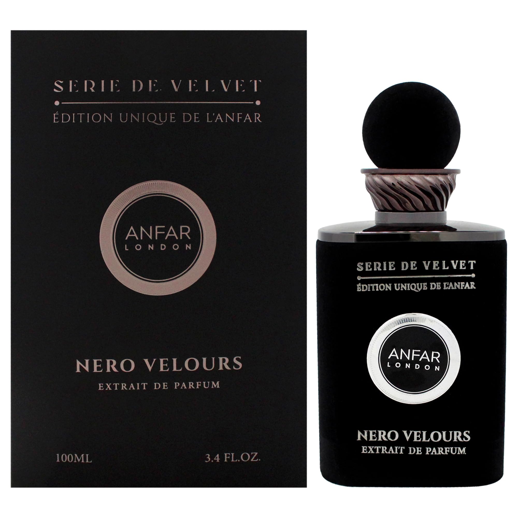 Anfar Black Nero Velours Extrait De Parfum - Série De Velvet In 100Ml