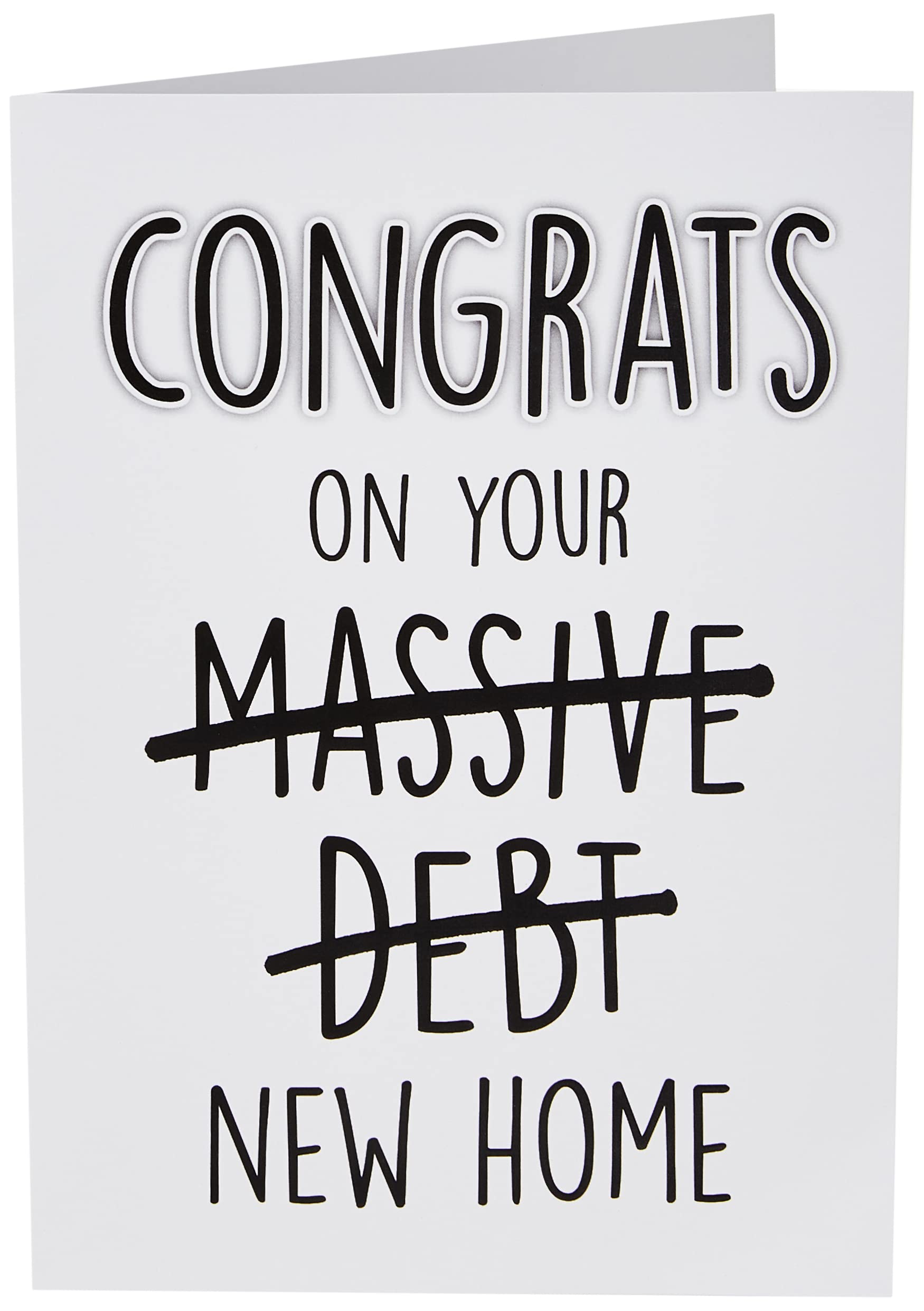 New Home Cards Congrats Funny Greeting Cards for New Home Owners Profanity Cards for Him Mortgage Cards for Friends Congratulations Family Fiancé Fiancée LGBTQ LGBT Gifts Comedy PC768