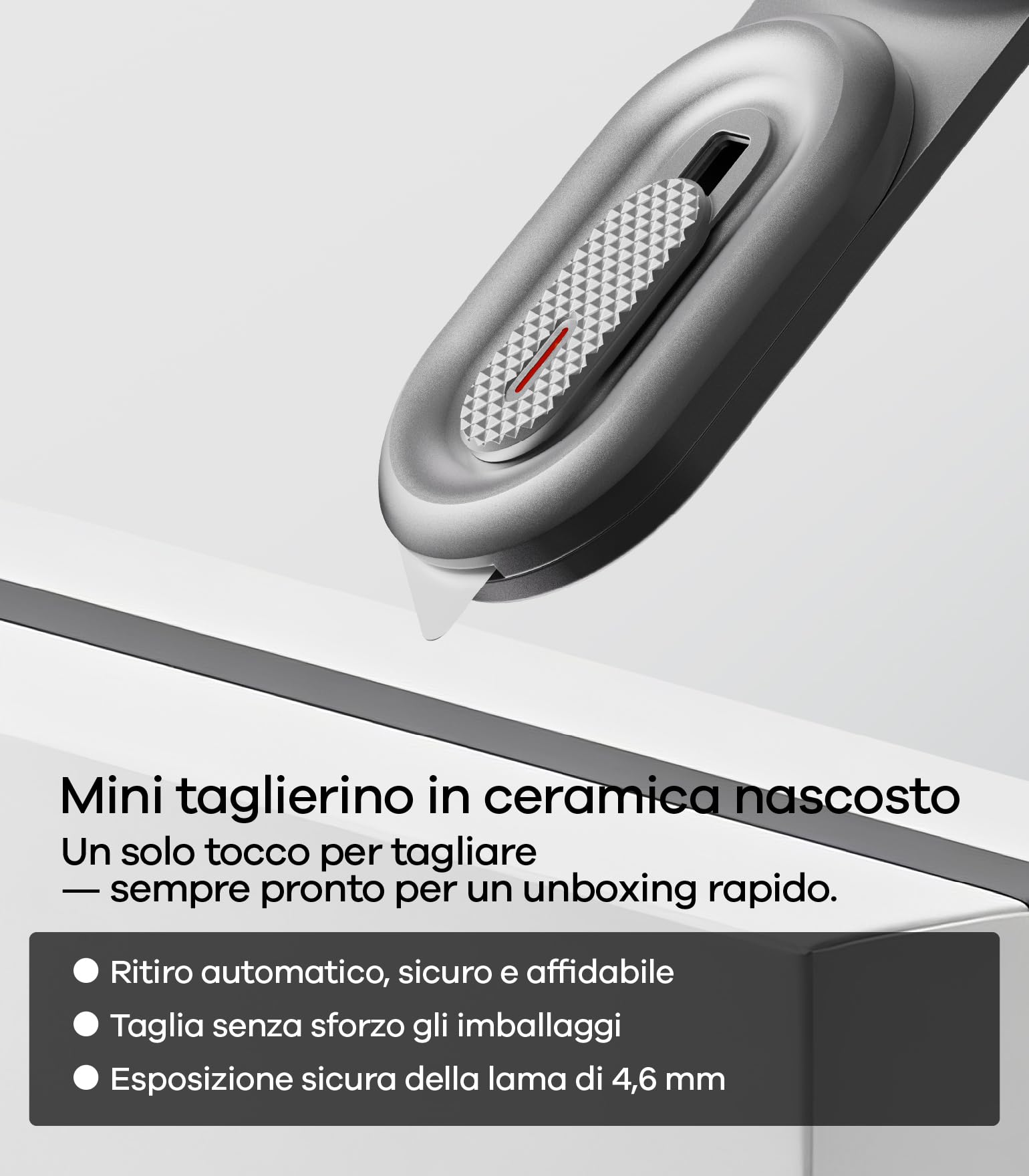 Aulumu G05 Air Supporto Anello Cellulare per MagSafe con Apri-Scatole, 360° Rotazione Supporto Magnetico, Lega di Alluminio Ultra Leggera & Sottile Accessori MagSafe per iPhone 17 16 15 Pro Max, Nero