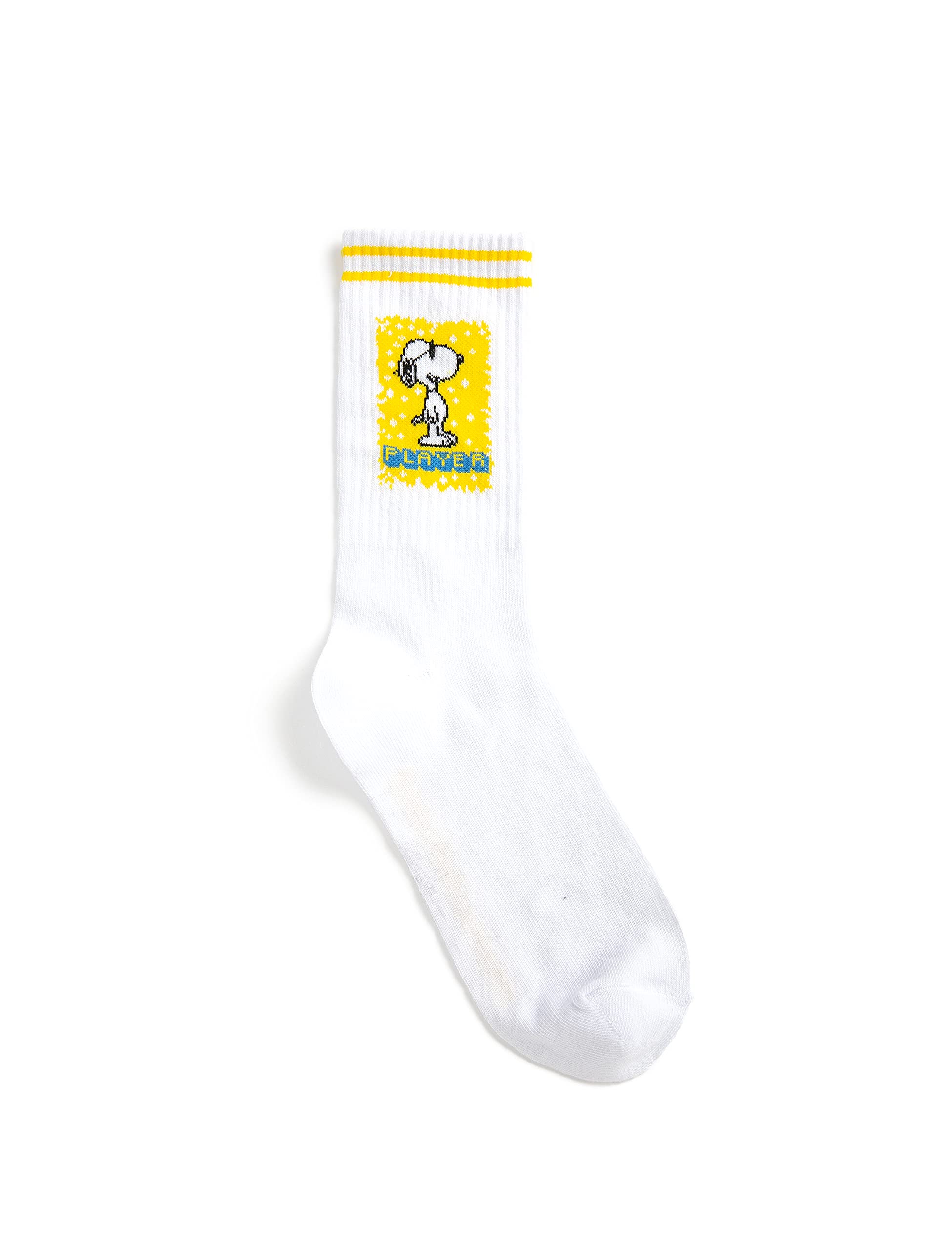 Snoopy Soket Çorap Lisanslı İşlemeli