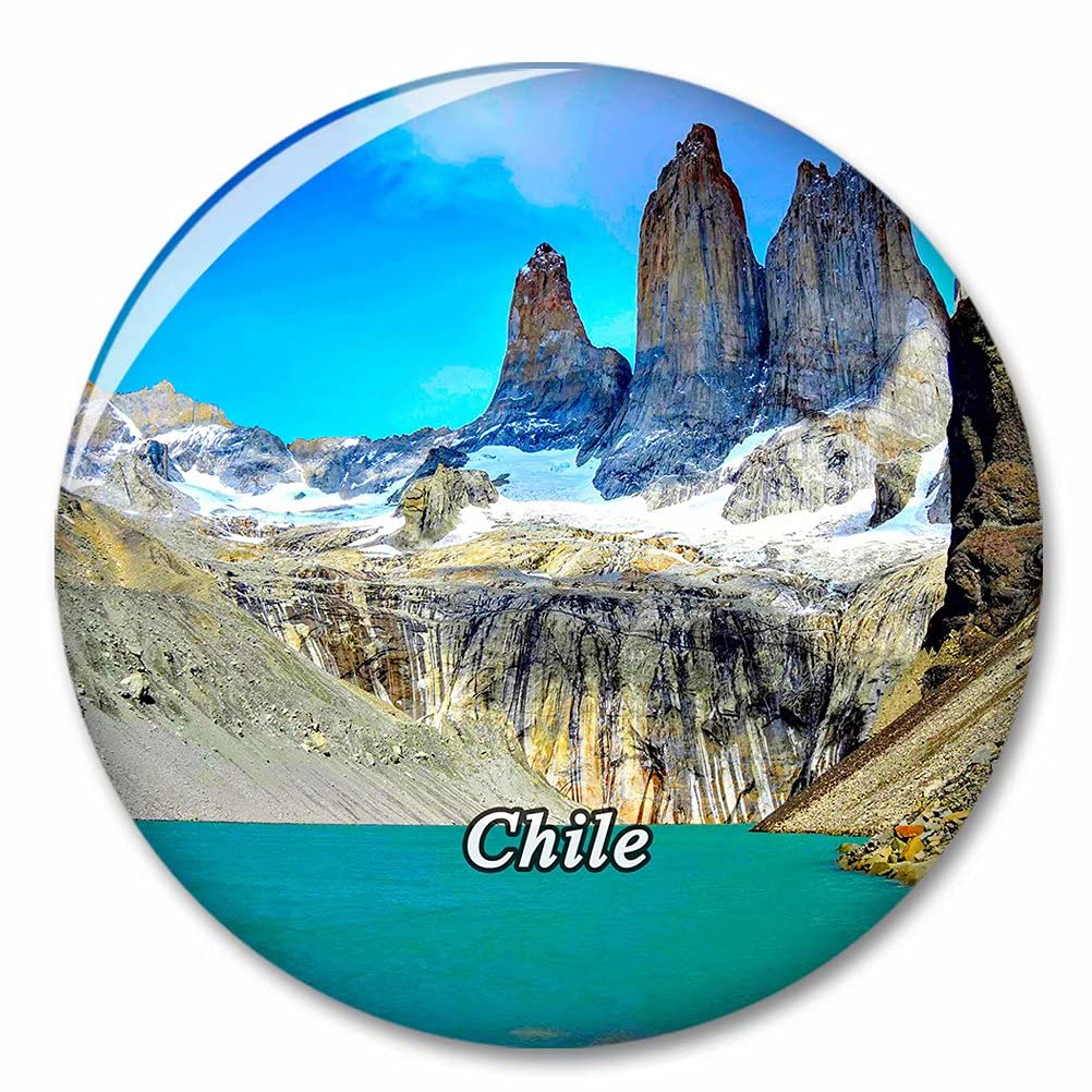Kxrsm Bxtkpq-Chile-1115 Chile Fridge Magnet Decorative Magnet Bottle Opener Tourist City Travel Souvenir Collection Gift Strong Refrigerator Sticker