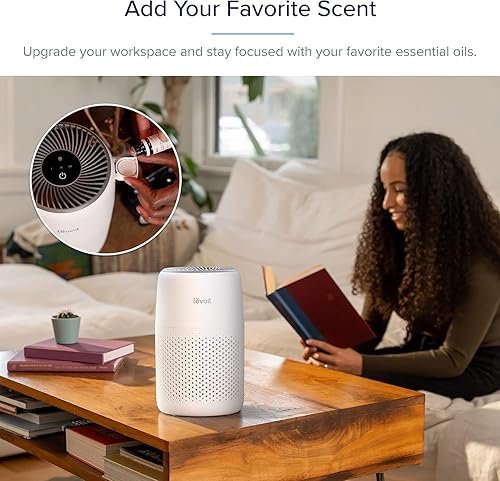 Miniatura 4 de LEVOIT Purificador de aire Core Mini / LV-H128 Almohadillas aromáticas 12 unidades de repuesto de aceite esencial