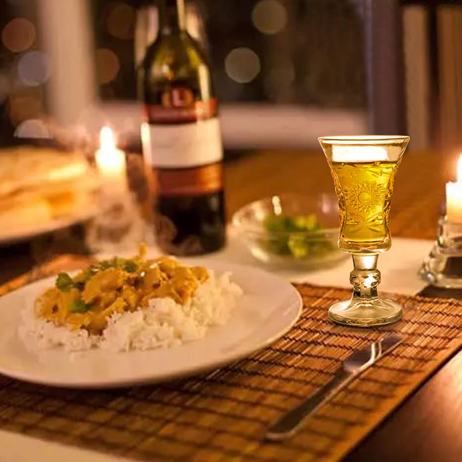 Youeon 12 Pack 1.5 Oz Shot Glasses Set, Clear Cordial Glasses, Fancy Shot Glass Set, Mini Wine Glass with Heavy Base, Small Goblet Shot Cups for Tequila, Liquor, Whiskey, Vodka - Image 9