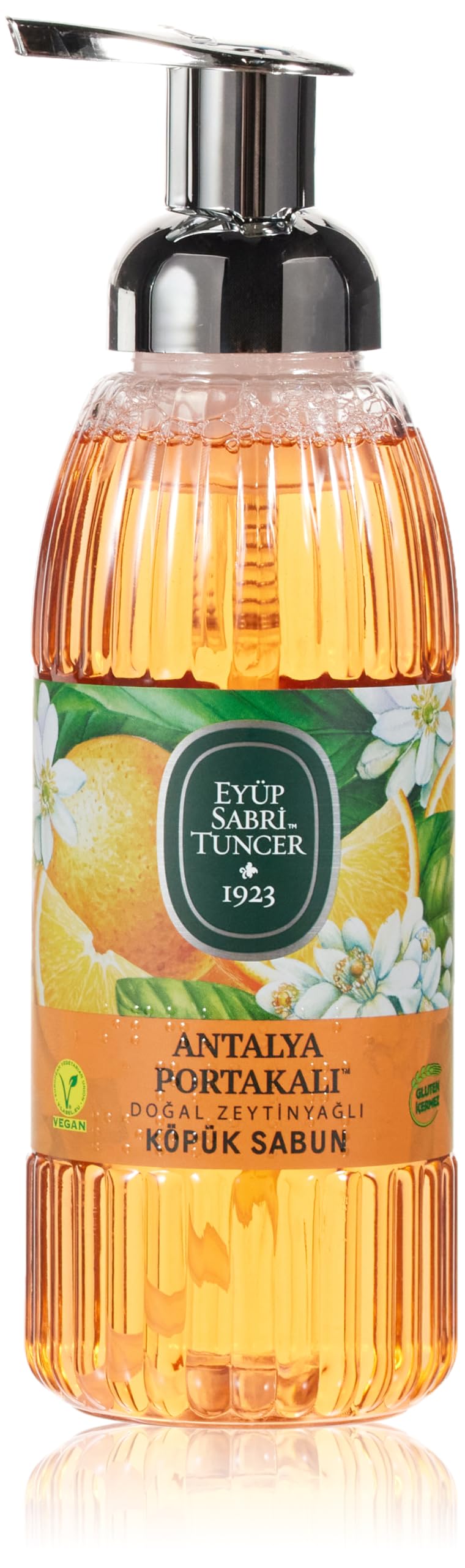 Eyüp Sabri Tuncer Doğal Zeytinyağlı Köpük Sabun Antalya Portakalı (500 ml)