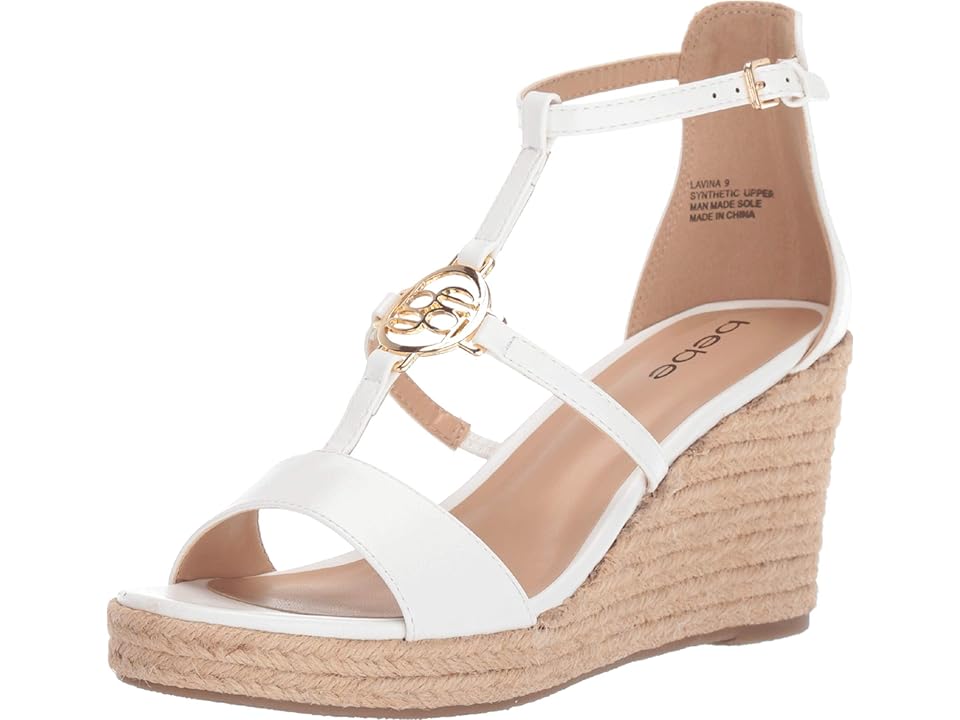 

Bebe Lavina (White) Women's Wedge Shoes