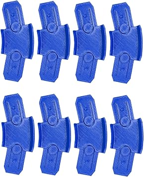 22.5 Curved Track Pieces Compatible with Hot Wheels, 8 Pack | 22.5 Degree Banked Turns Track, Racetrack Connector for 164 Vehicle & Slot Car, DIY Raceway Builder Pieces