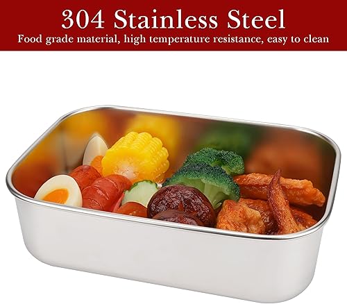 Miniatura 4 de Linkidea Lonchera eléctrica de acero inoxidable 304, bandeja reutilizable extraíble de 8.7 pulgadas, compatible con DUPASU 1.8L, reemplazo de