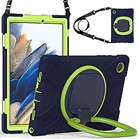 Vista 24 de Funda resistente para Galaxy Tab S10 Ultra 2024/S9 Ultra 2023/S8 Ultra 2022, funda híbrida resistente con soporte para S Pen, funda a prueba