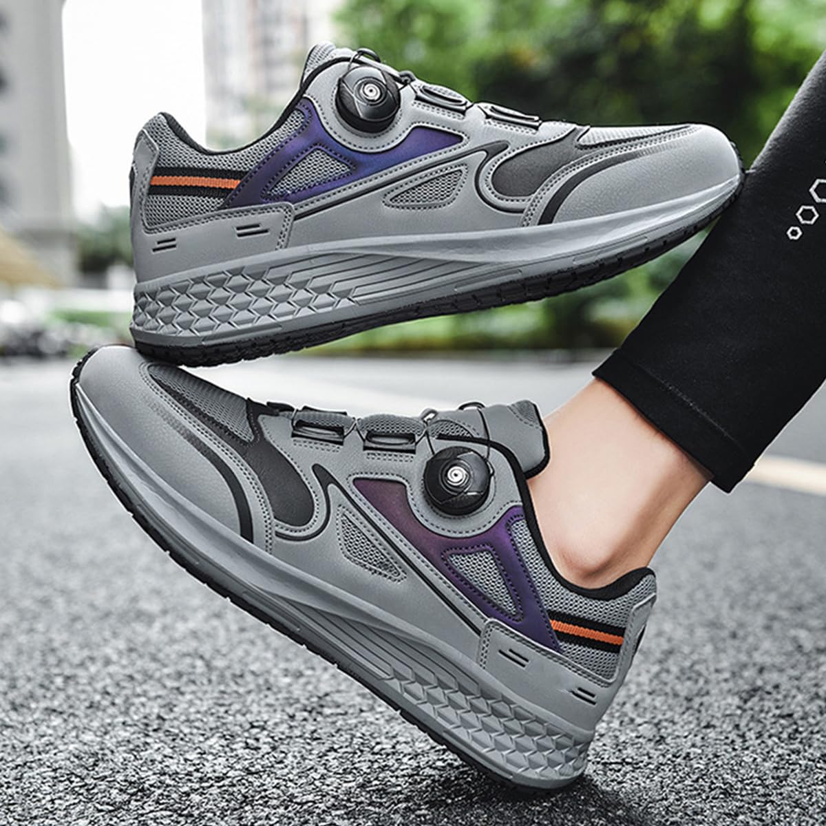 Scarpe da Ciclismo Uomo Donna, Scarpe da Mountain Bike | Scarpe da Equitazione MTB Compatibile con Shimano SPD 2-Bolts Pedals per Interni ed Esterni