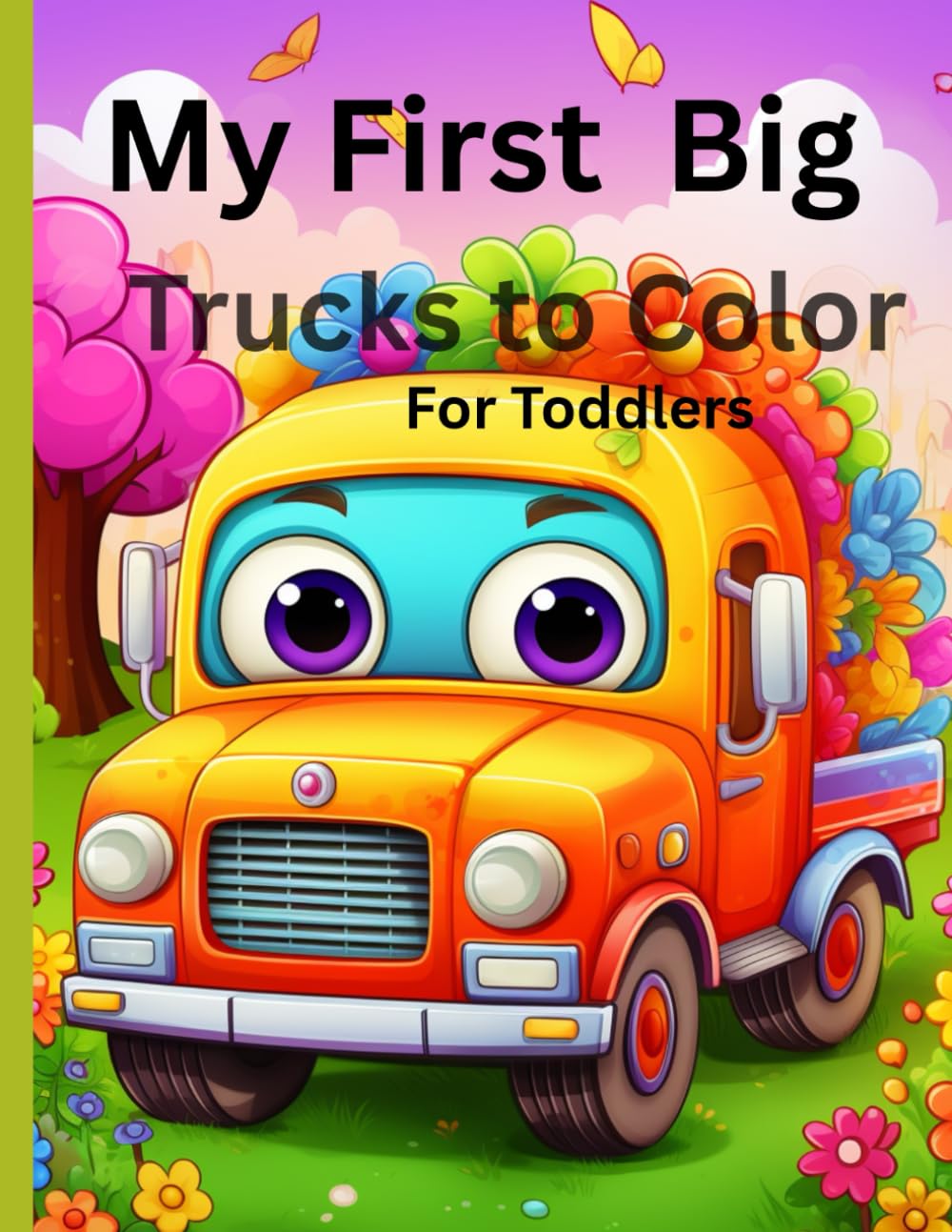 My First Book of Trucks to Color