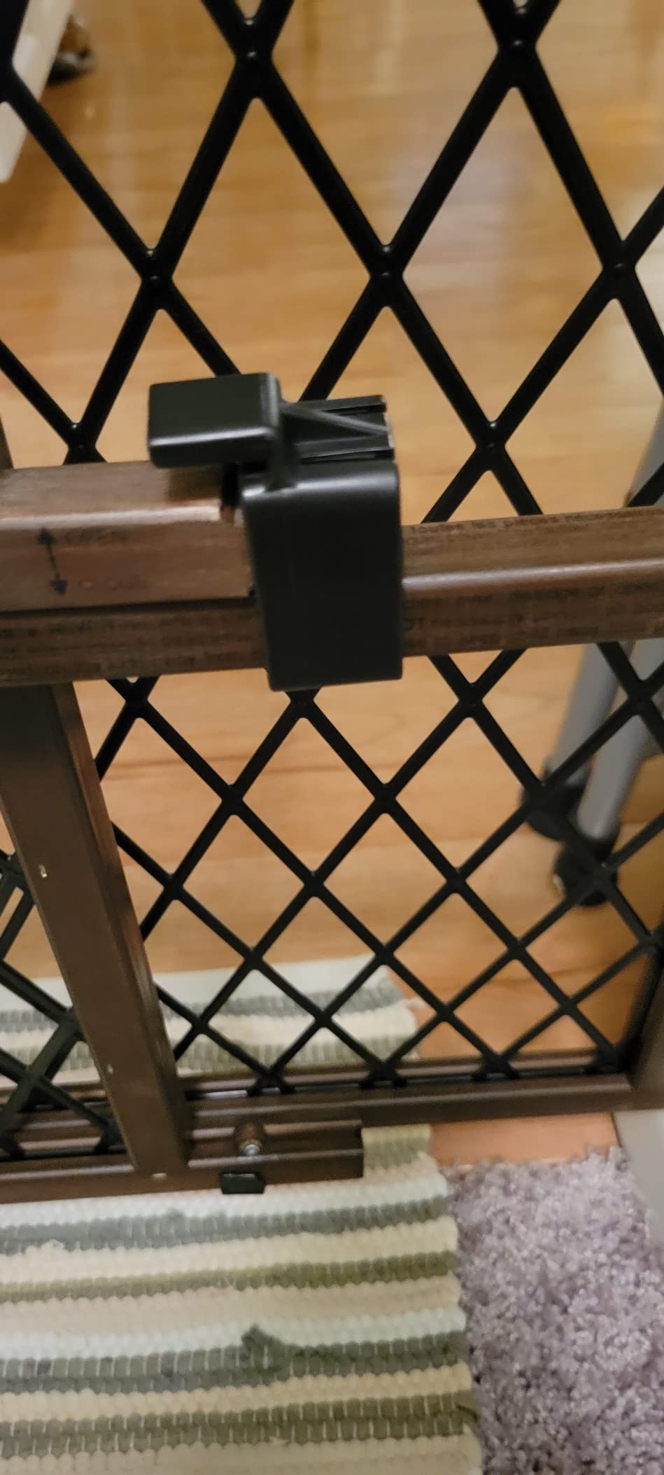 4/mo Finance Position & Lock Baby Gate, PressureMounted, Farmhouse