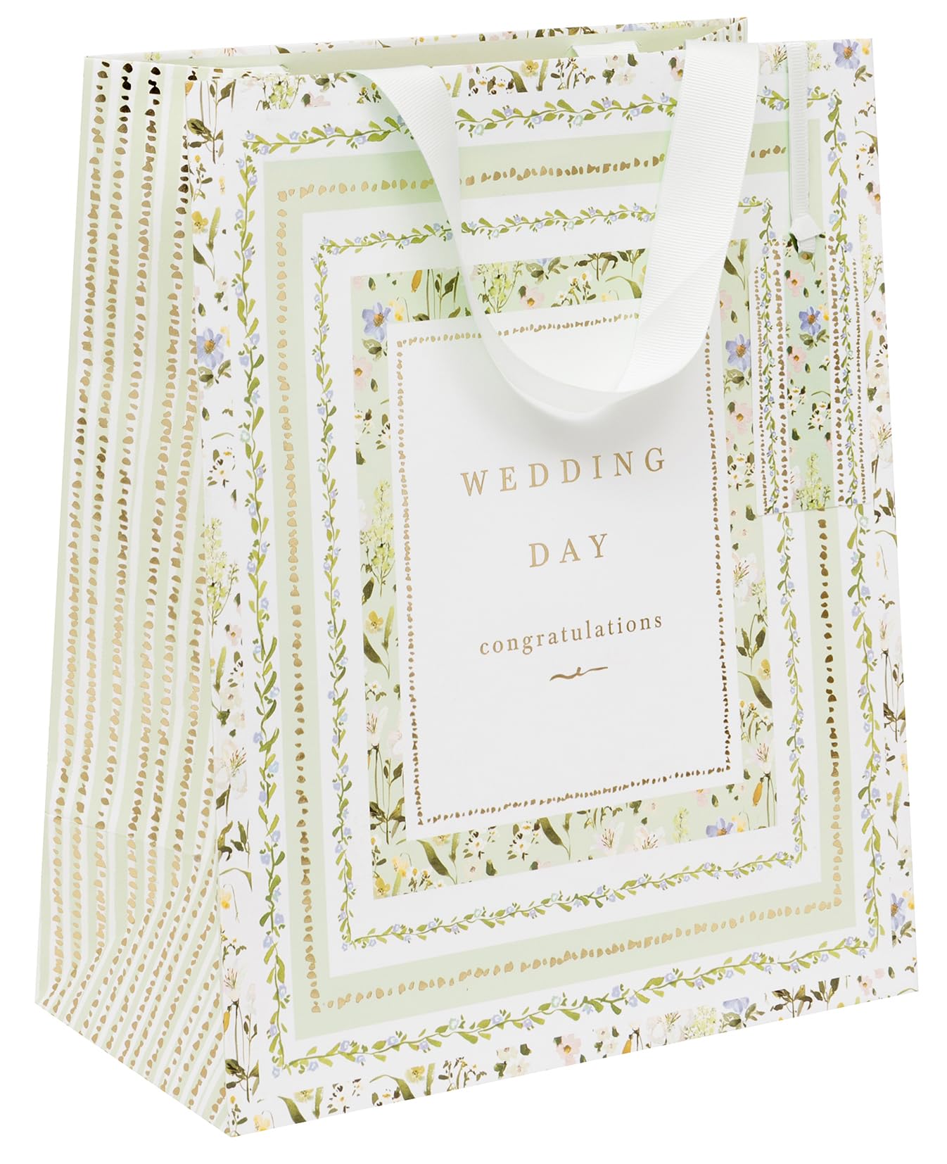 Glick M Large Gift Bag - Wildflower Wedding Design - 260 X 315 X 135M