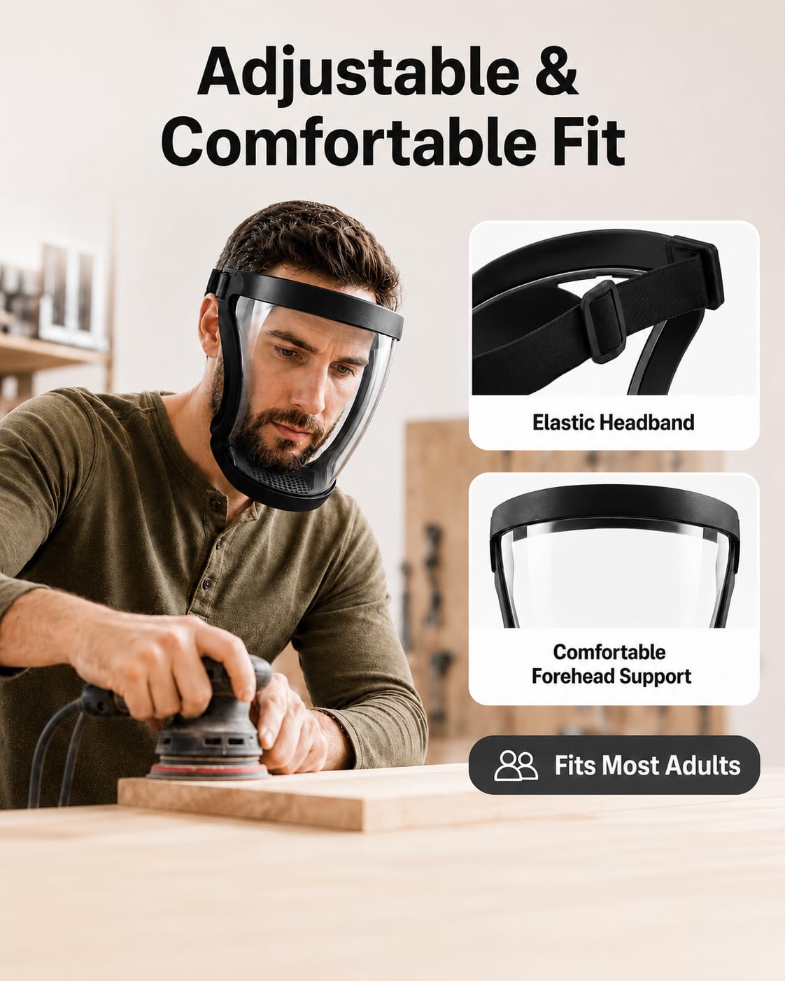 Full Face Shield 2 Pack - Protect Your Face! -4