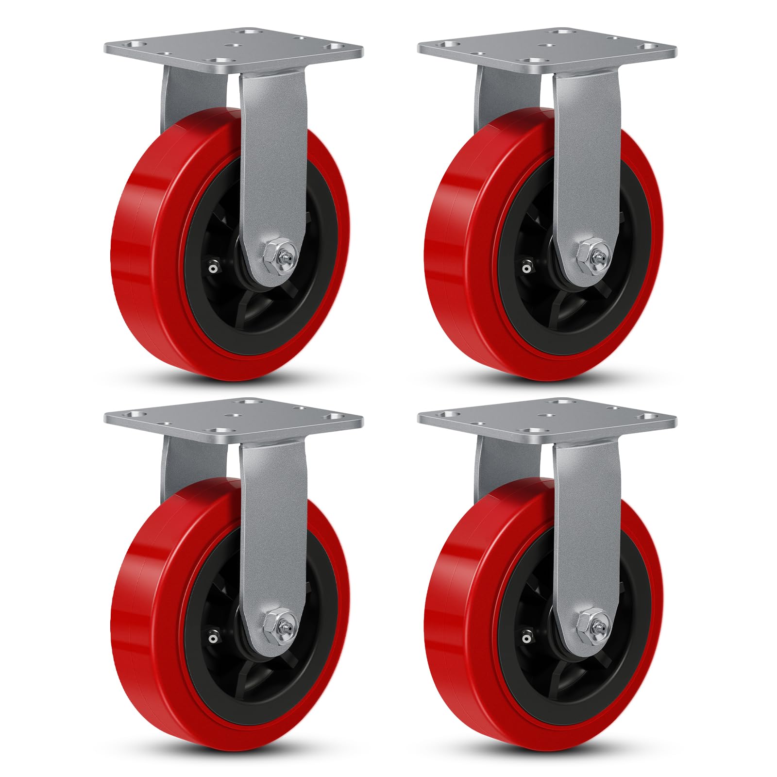 Heavy Duty Industrial Casters - 4000 lb Capacity -10 Heavy Duty Industrial Casters - 4000 lb Capacity -10