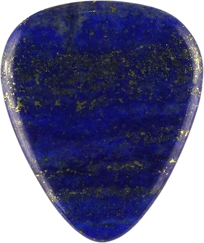 Miniatura 2 de Público de piedra lapislázuli para guitarra o bajo, calibre ultra pesado de 0.118 pulgadas, forma 351, piedras preciosas especiales hechas a mano, 3