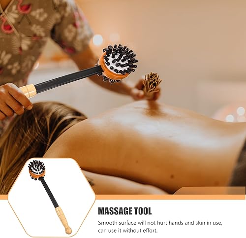 Miniatura 5 de Bendable Wooden Back Hammer Handheld Massage Hammer for Neck and Shoulder Relief at Home and Travel