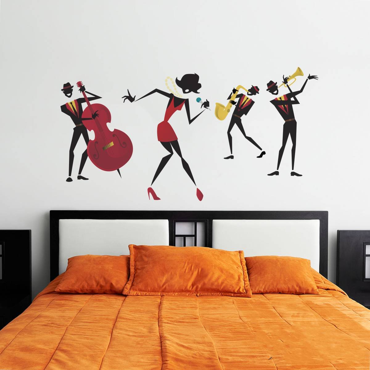 Rawpockets Music Band Wall Sticker (PVC Vinyl, 1 cm x 70 cm x 145 cm) (B076BDZD8N) Amazon Price History, Amazon Price Tracker