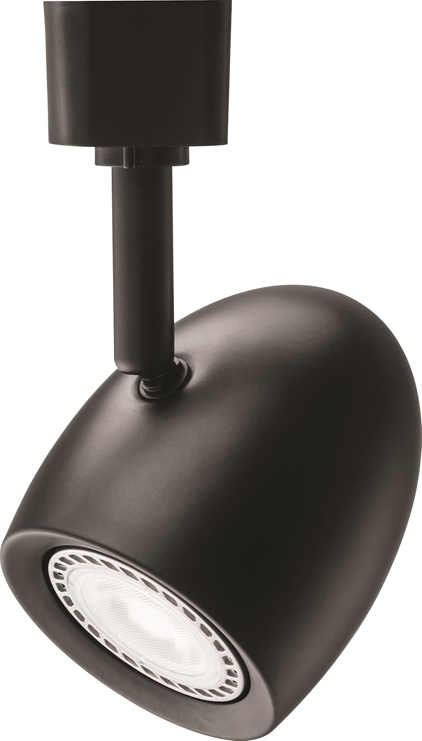 Lithonia Lighting LTKOVAL MR16GU10 LED 27K DBL M4 Ostrich Egg 3-Light LED Track Lighting Kit, 44.5", Black