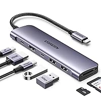 UGREEN Revodok 1071 Hub USB C HDMI 4K Lettore Schede SD TF Carica PD 100W Adattatore