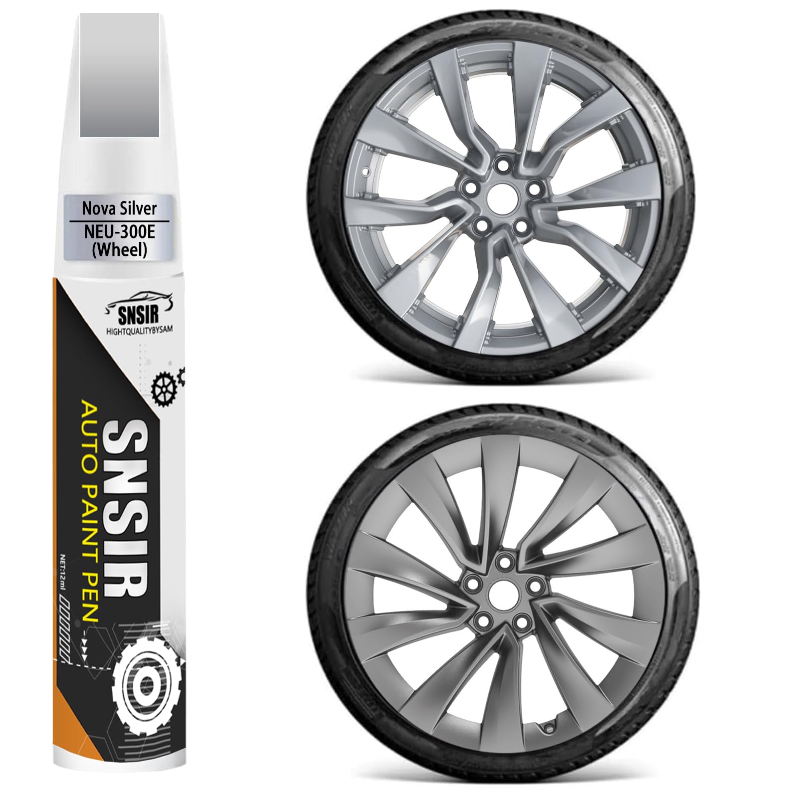 Amazon.com: Rim Touch Up Paint(Nova Silver) Compatible with Tesla