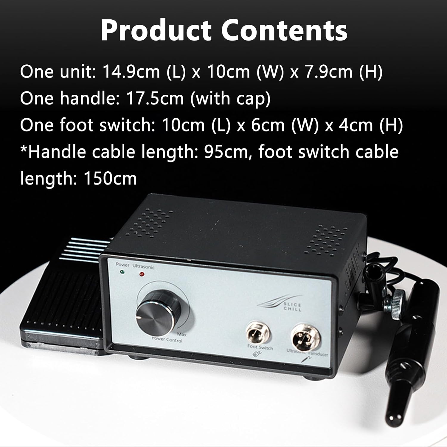 Handheld Ultrasonic Cutter, Electric Cutting Knife with Adjustable Power and Separate Blade Control for Plastic, Resin, Carbon Fiber, and 3D Printing