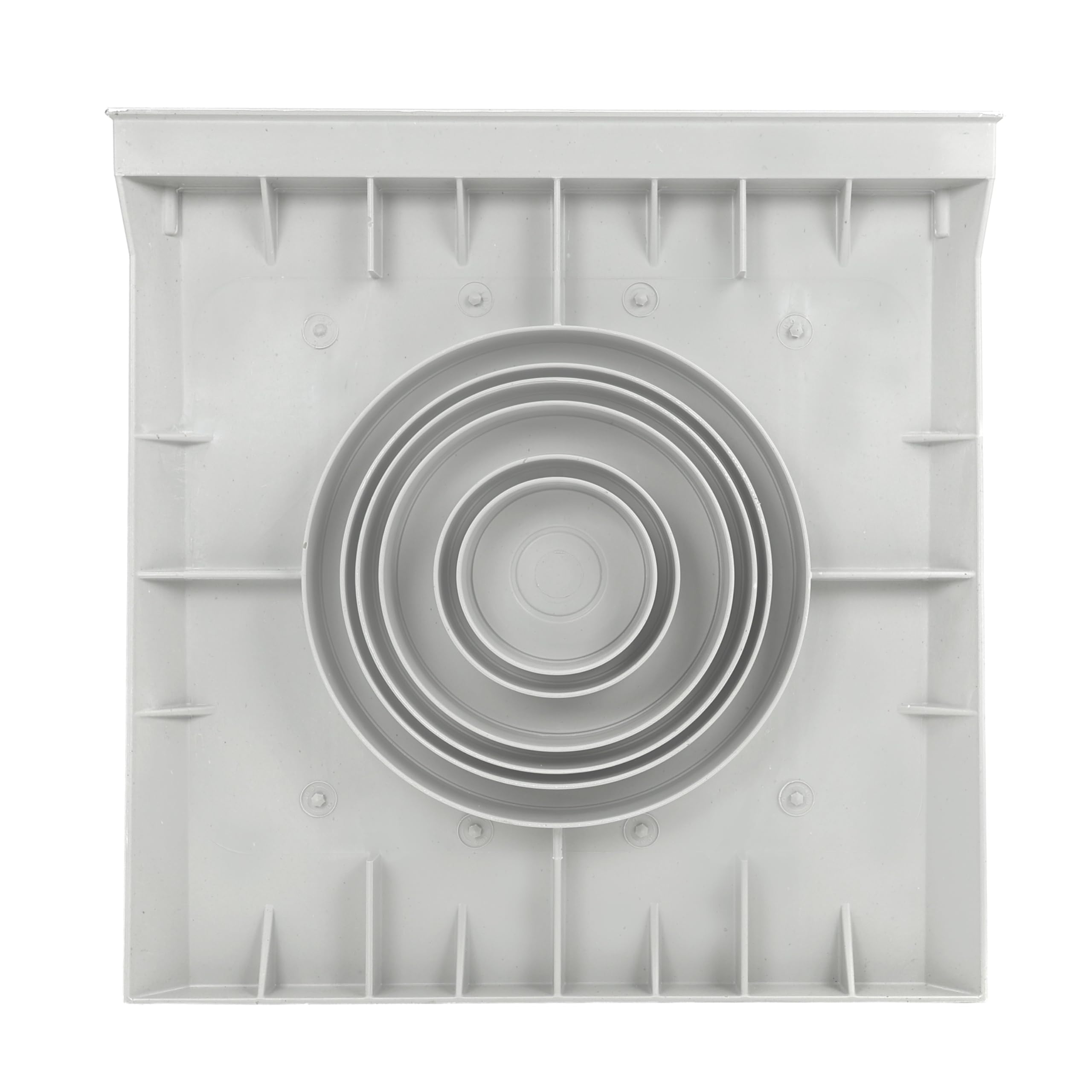 Revisionsschacht Kontrollschacht IP54 IK10 300x300x300mm mit Deckel Einlaufschacht Kanalschacht Hofablauf