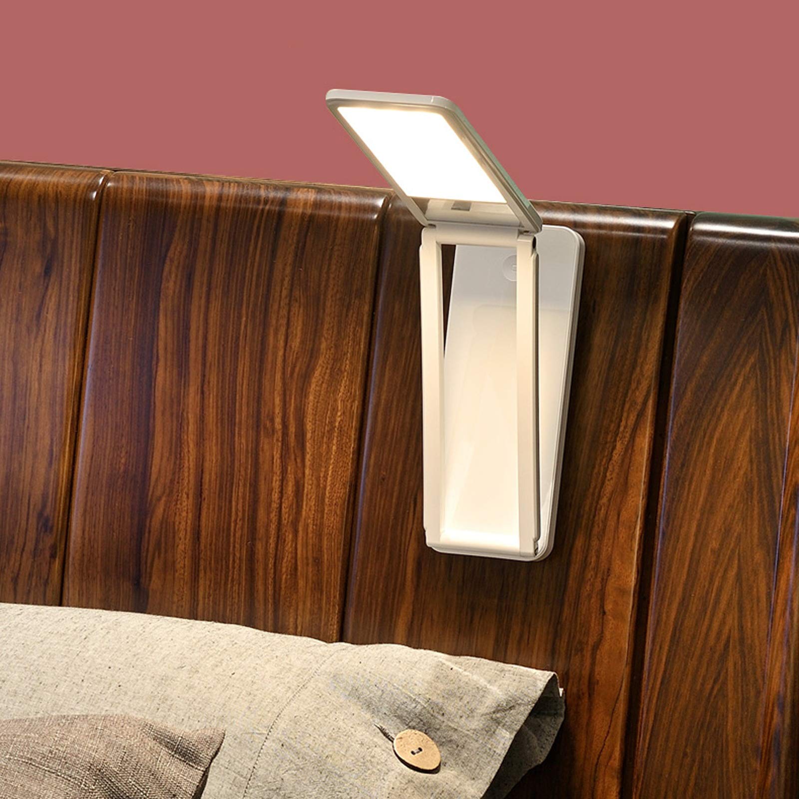 Lámpara Escritorio LED Lámpara de escritorio plegable LED Carga / enchufe lámpara de doble fines 4W Lámpara de escritorio regulable con portátil de carga USB Lámpara de aprendizaje Lámparas de mesa