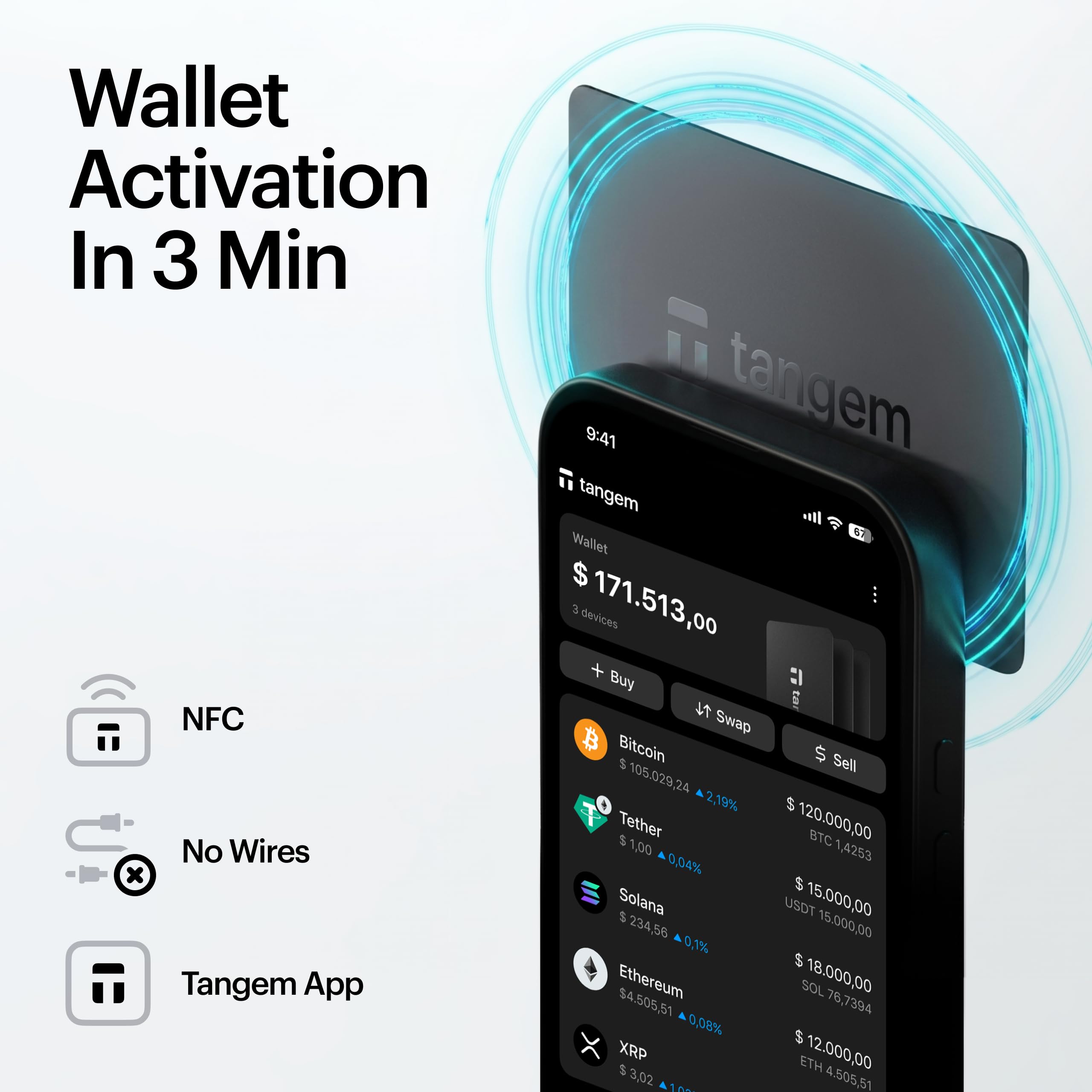 Tangem Wallet 2.0 - Secure Crypto