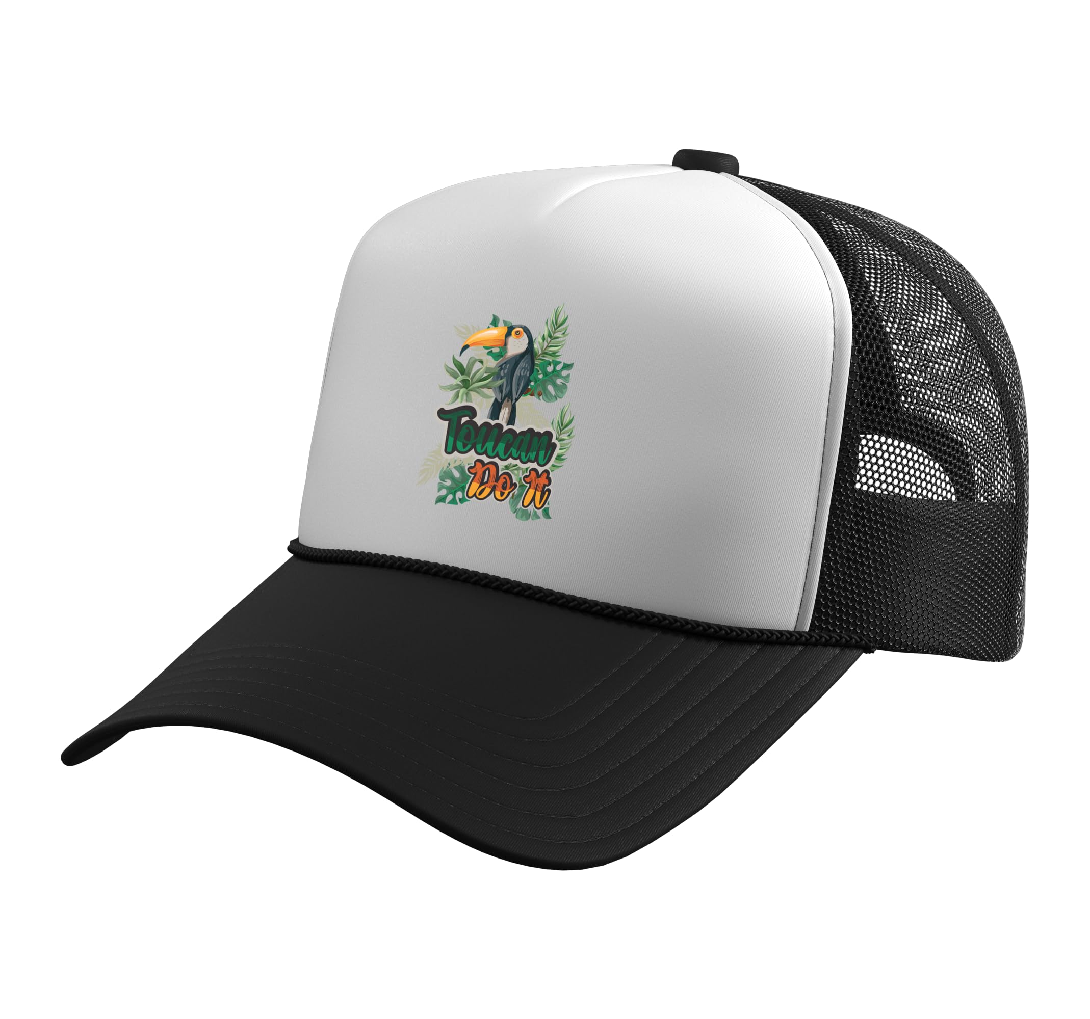 Toucan Do It Trucker Hat with Adjustable Mesh Back