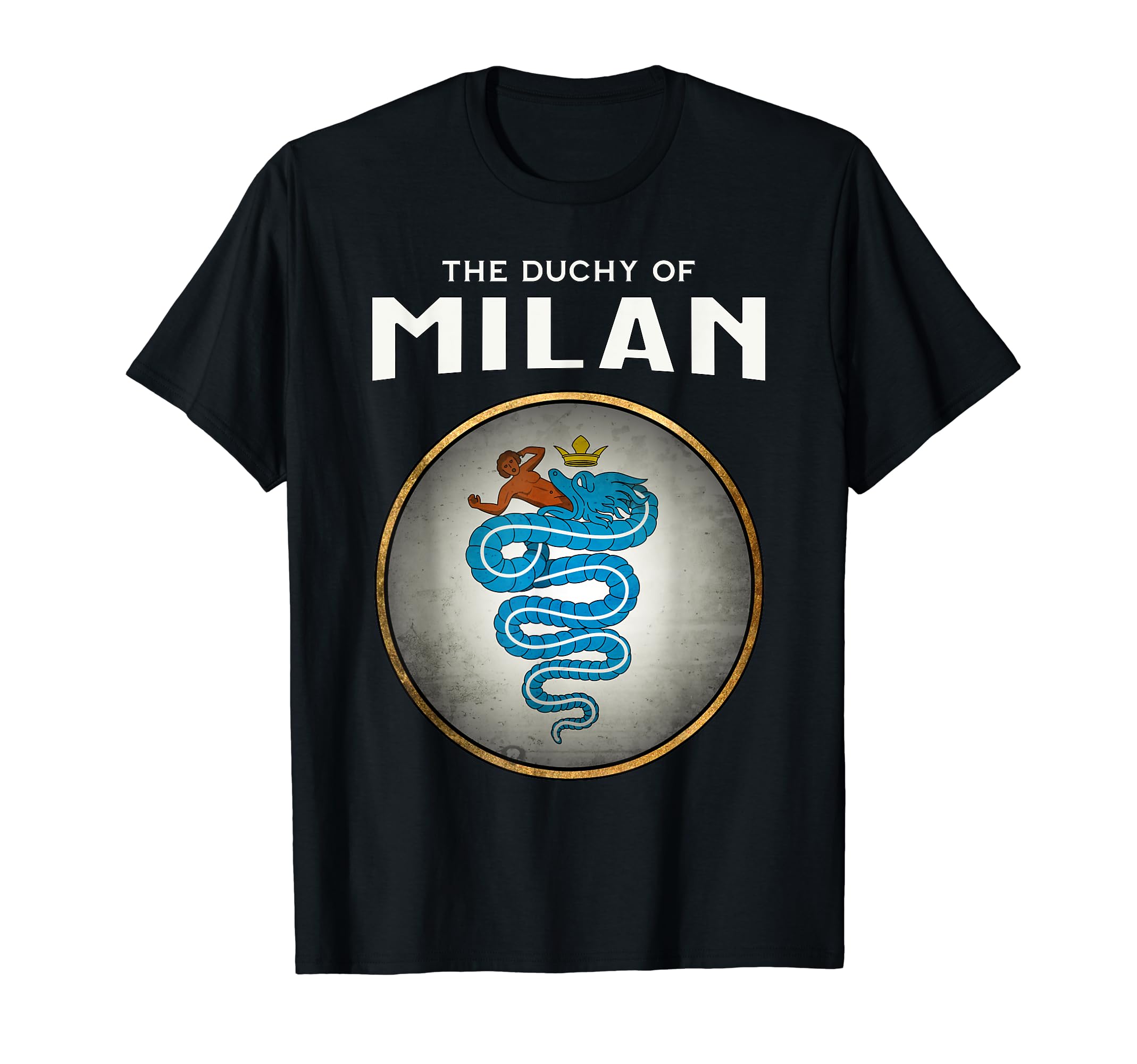 Amazon | ミラノ公国の紋章 中世ミラノ Tシャツ | Tシャツ・カットソー 