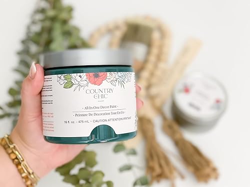 Miniatura 8 de Country Chic Paint - Pintura todo en uno estilo tiza para muebles, decoración del hogar, gabinetes, manualidades, ecológica, pintura mate - Aurora
