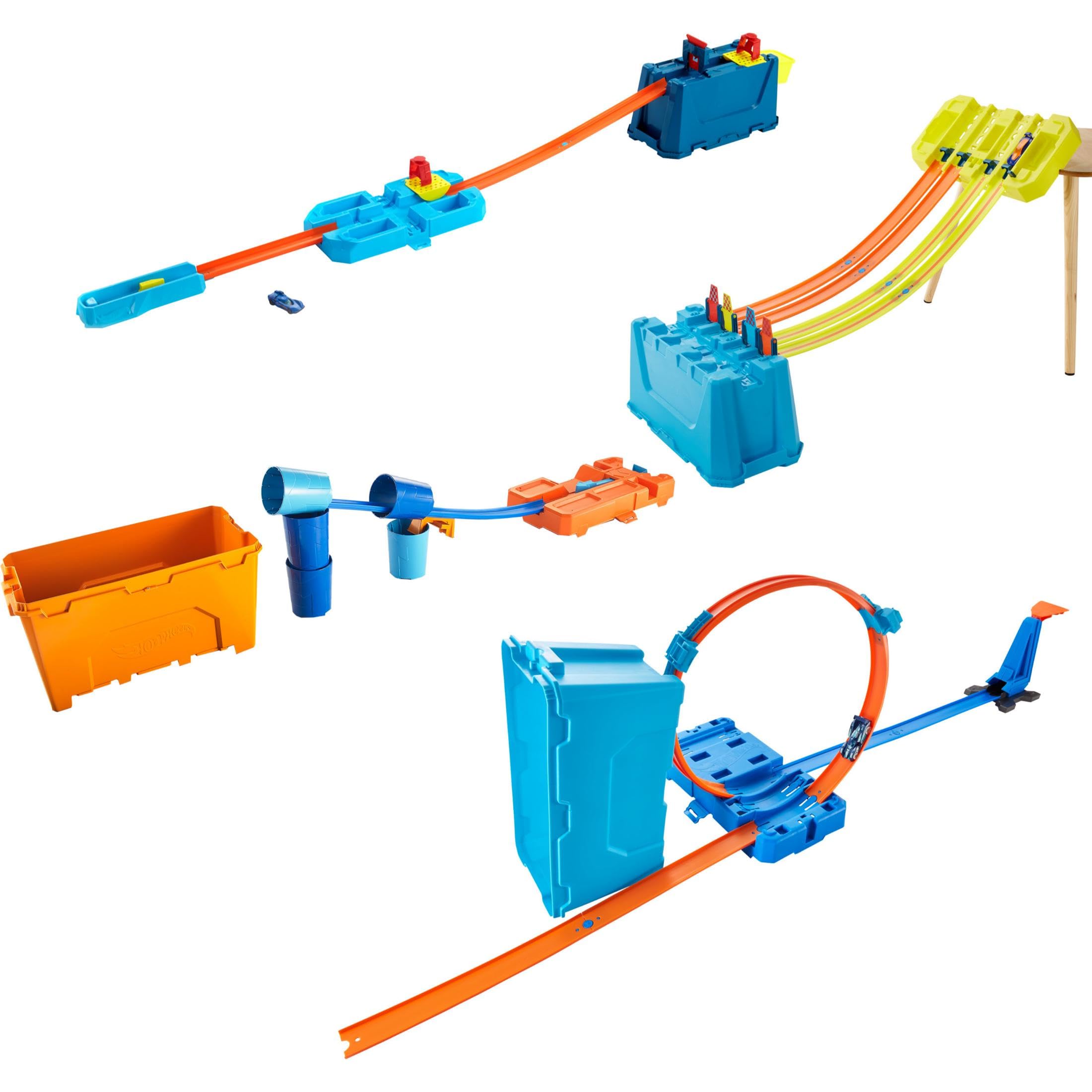 Hot Wheels Track Builder Caixa De Obstaculos Mattel Flk89 Gcf91